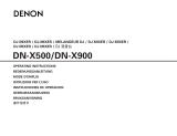 Denon DN-X500 Handleiding
