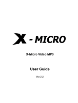 X-Micro XMP3-R2G Handleiding