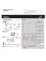 Lenovo ThinkPad G40 Series Setup Manual