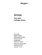 Megger TPT320 Handleiding