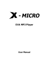 X-Micro XMP3L Handleiding