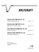 VOLTCRAFT VC-125 Operating Instructions Manual