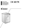 Candy CB 103 TR de handleiding