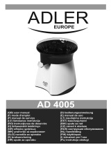 Adler AD 4005 Handleiding