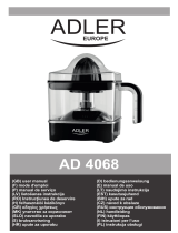 Adler AD 4068 Handleiding