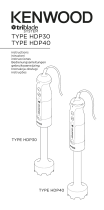 Kenwood HDP408WH de handleiding