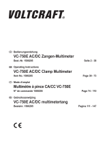 VOLTCRAFT VC-750E Operating Instructions Manual