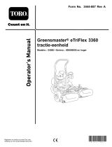 Toro Greensmaster eTriFlex 3360 Traction Unit Handleiding