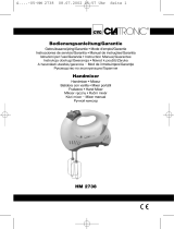 Clatronic HM 2738 de handleiding