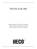Heco METAS SUB 30A de handleiding