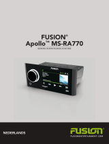 Garmin Fusion Apollo RA770 Handleiding