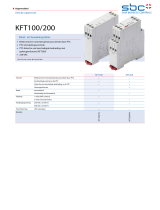 SBC KFT 100/200 thermistor control relays Data papier
