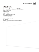 ViewSonic LD163-181 Gebruikershandleiding