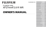 Fujifilm XF27mmF2.8 R WR de handleiding
