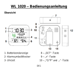 Technoline WL 1020 Handleiding