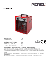 Perel TC78070 Electric Fan Heater Handleiding
