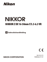 Nikon NIKKOR Z DX 16-50mm f/3.5-6.3 VR Handleiding