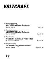 VOLTCRAFT VC251TRMS Operating Instructions Manual