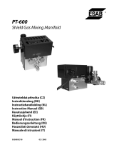 ESAB PT-600 Shield Gas Mixing Manifold Handleiding
