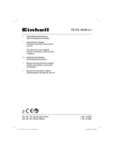 EINHELL TE-CD 18/48 Li-i (2x2,0Ah) Handleiding