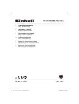 EINHELL Expert TE-CS 18/165-1 Li Handleiding