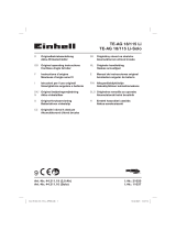 Einhell Expert Plus TE-AG 18/115 Li Kit Handleiding