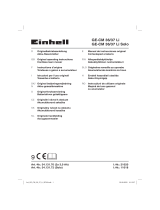 EINHELL Expert GE-CM 36/37 Li (2x3,0Ah) Handleiding