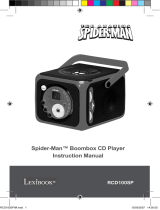 Lexibook SPIDER-MAN BOOMBOX CD PLAYER Handleiding