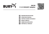 BURY S8/S9 POWERMOUNT Adapter de handleiding