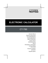 Citizen CT-780 Handleiding