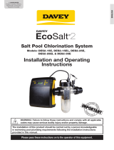 Davey EcoSalt2 DES2-25EL Installation And Operating Instructions Manual