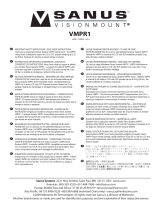 Sanus VisionMount VMPR1 Handleiding