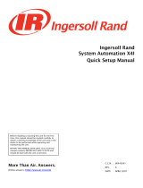 Ingersoll-Rand X4i Quick Setup Manual
