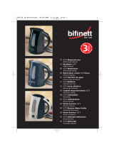 Bifinett BIFINETT KH 1133 BOUILLOIRE EN PLASTIQUE AVEC THERMOSTAT de handleiding