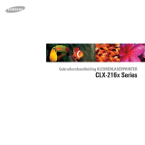 Samsung Samsung CLX-2160 Color Laser Multifunction Printer series Handleiding