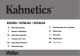 Weller Kahnetics KDS834A Operating Instructions Manual