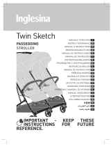 mothercare Inglesina Sketch Twin Stroller 0716918 Gebruikershandleiding
