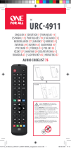 One For All URC-4911 TV Replacement Remote Handleiding
