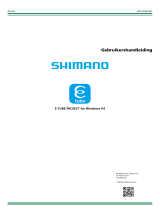 Shimano E-TUBE PROJECT for WindowsV4 Handleiding