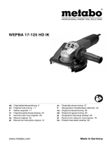 Metabo WEPBA 17-125 HD IK Handleiding