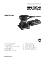 Metabo FSR 200 INTEC Handleiding