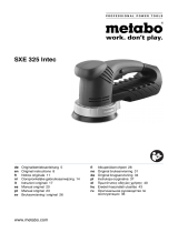 Metabo SXE 325 INTEC Handleiding