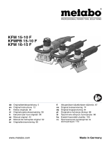 Metabo KFMPB 15-10 F Handleiding