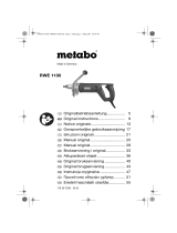 Metabo RWE 1100 Handleiding