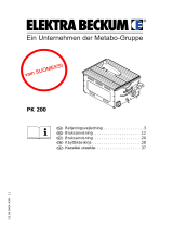 Metabo PK 200 Handleiding