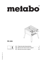 Metabo PK 255/2,50 WNB Handleiding