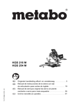 Metabo KGS 254 Handleiding