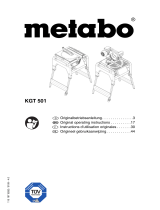 Metabo KGT 501 Handleiding