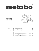 Metabo HWA 5500 M Handleiding