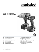 Metabo SSW 18 LTX 400 BL Handleiding